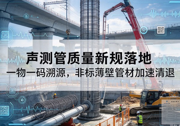 沐川声测管质量新规落地，一物一码溯源，非标薄壁管材加速清退